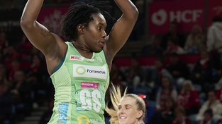 Jhaniele Fowler-Nembhard was outstanding for West Coast Fever.