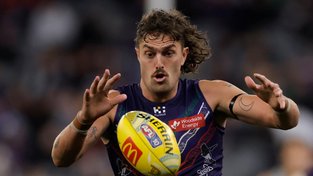 Star ruckman Luke Jackson is at the centre of a dispute between Fremantle and Melbourne. (Richard Wainwright/AAP PHOTOS)